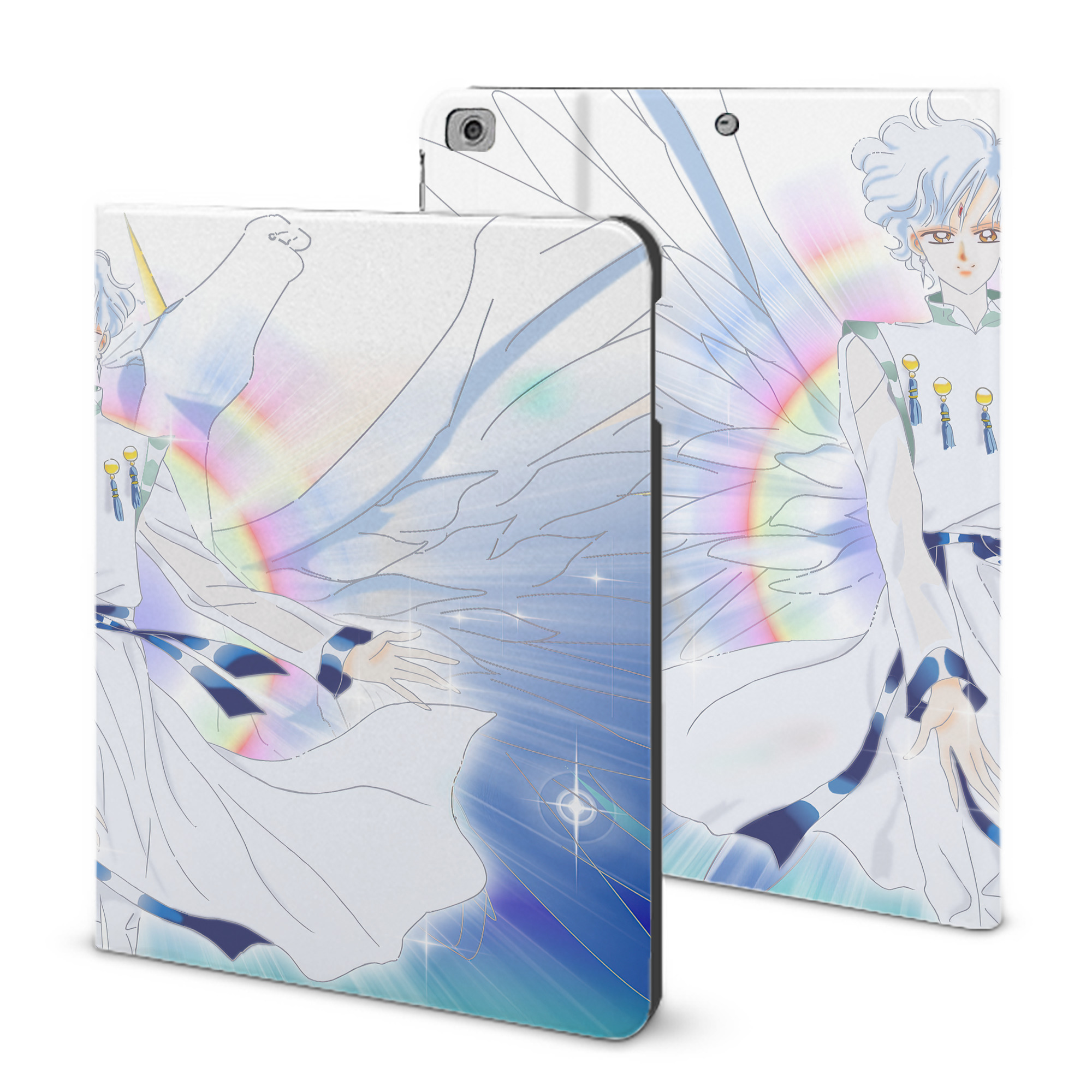 （画像用） 美少女戦士セーラームーン Sailor Moon IPad ケース ブック型 PUレザー TPU 耐衝撃 軽量 薄型 ペン収納なし 全面保護 IPad 各モデル対応